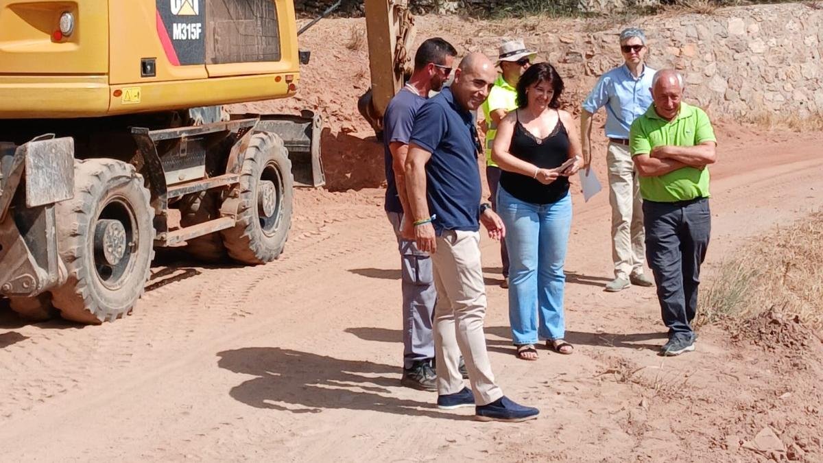 Visita a la actuación en Canjáyar.