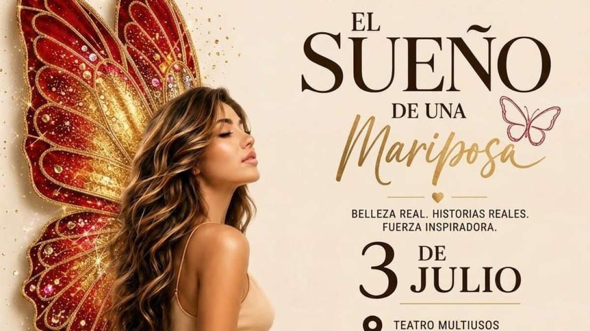 Detalle del cartel anunciador del evento.
