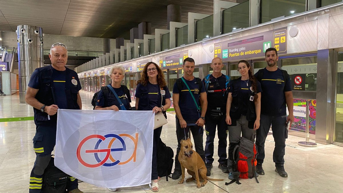 Grupo GEA desplazado a Venezuela en el que se encuentra José Antonio Romero.