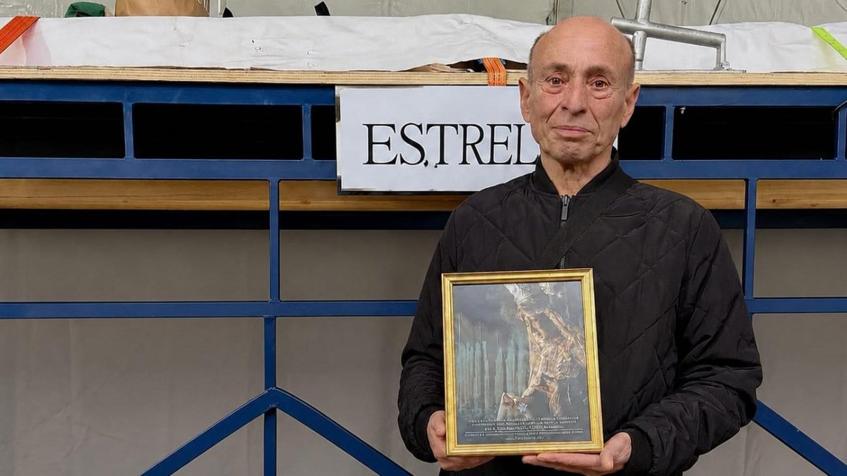 Juan Pedro Cerezo, en un reciente homenaje.