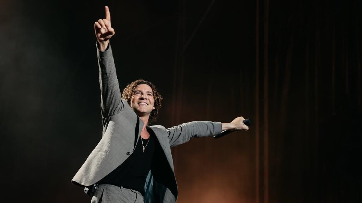 David Bisbal durante su concierto en Cooltural Fest.