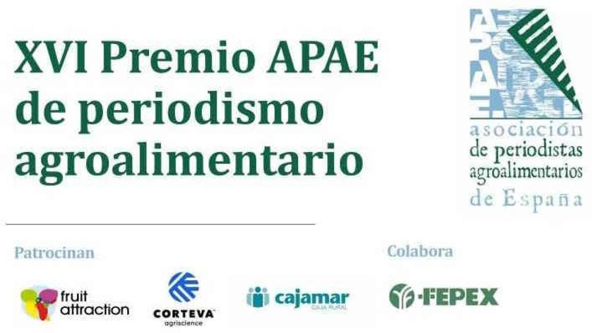 XVI Premio APAE de periodismo agroalimentario