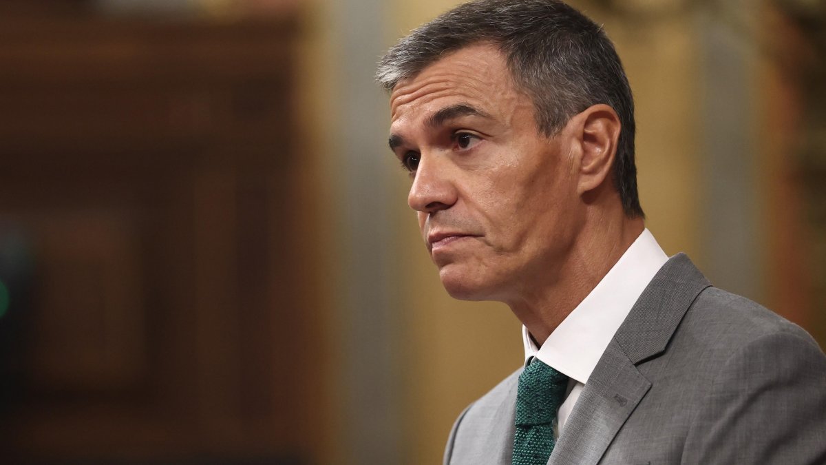 El presidente del Gobierno, Pedro Sánchez