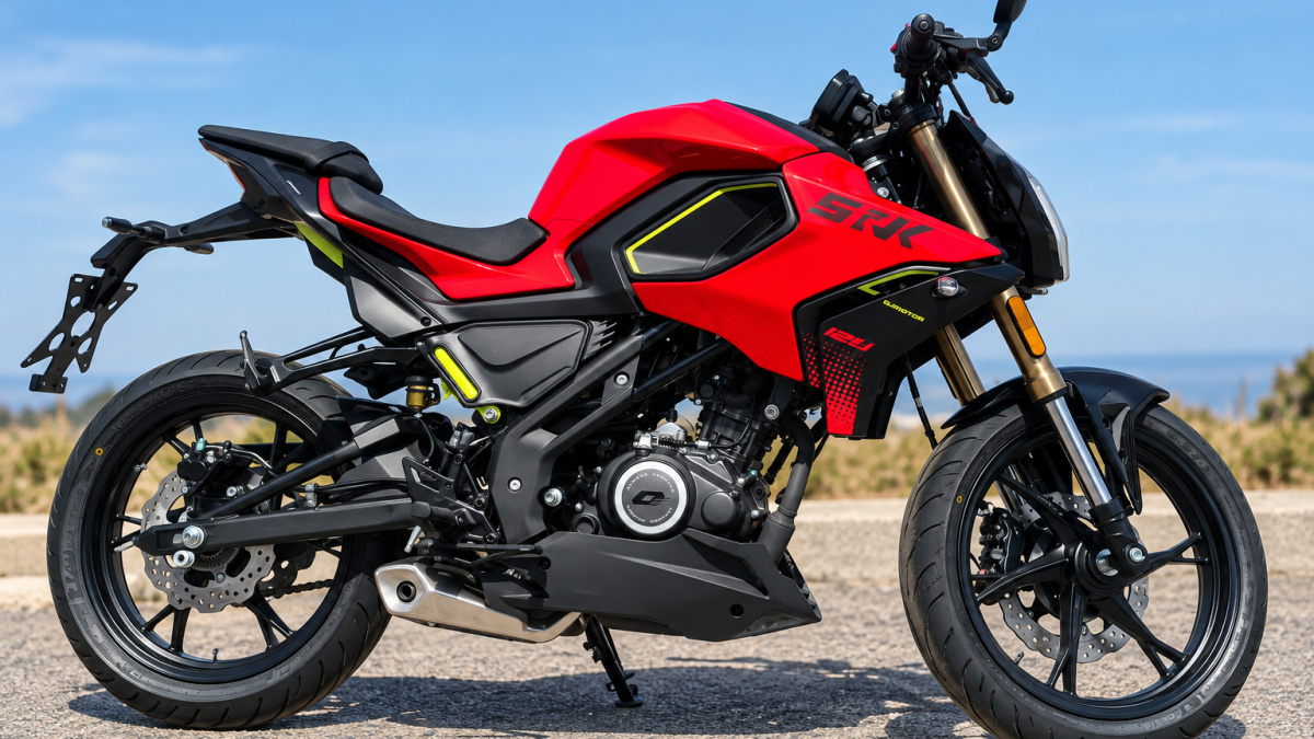 La QJMOTOR SRK 125J ofrece una imagen y un nivel de equipamiento propios de modelos de mayor cilindrada.
