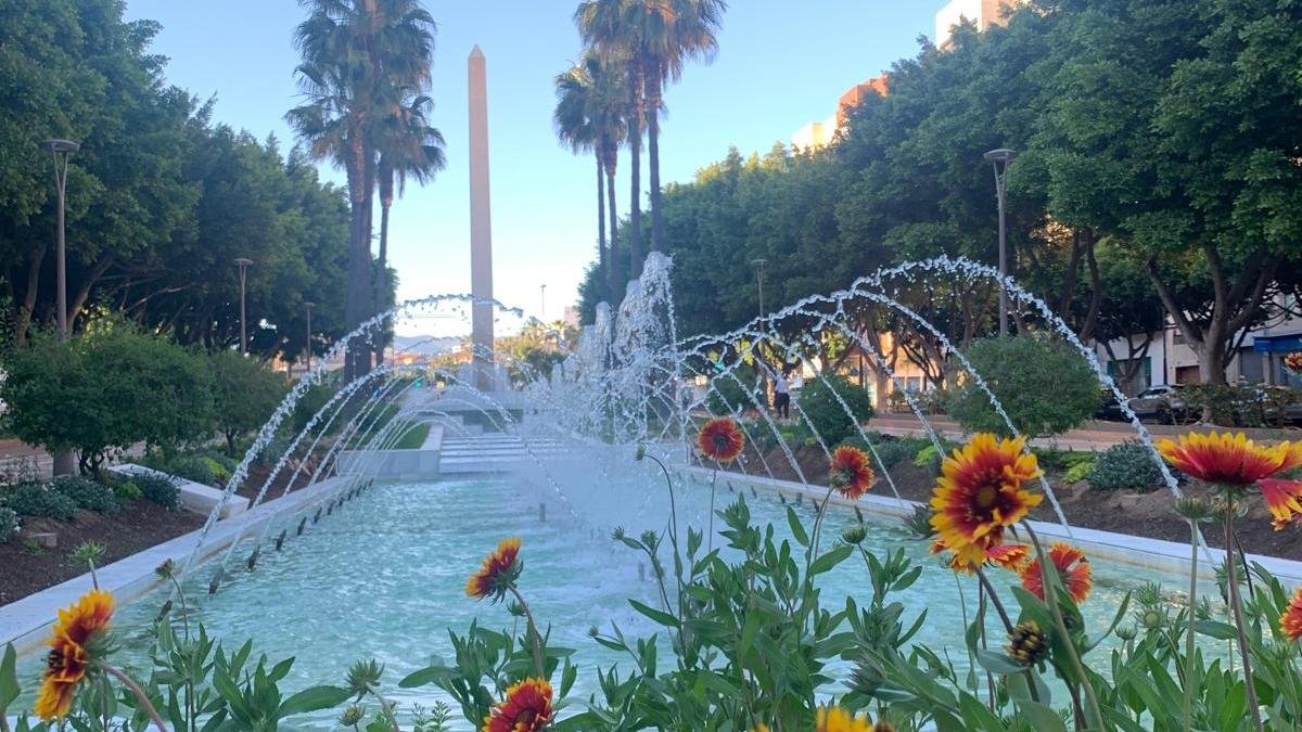 Fuente del Obelisco de la Rambla.