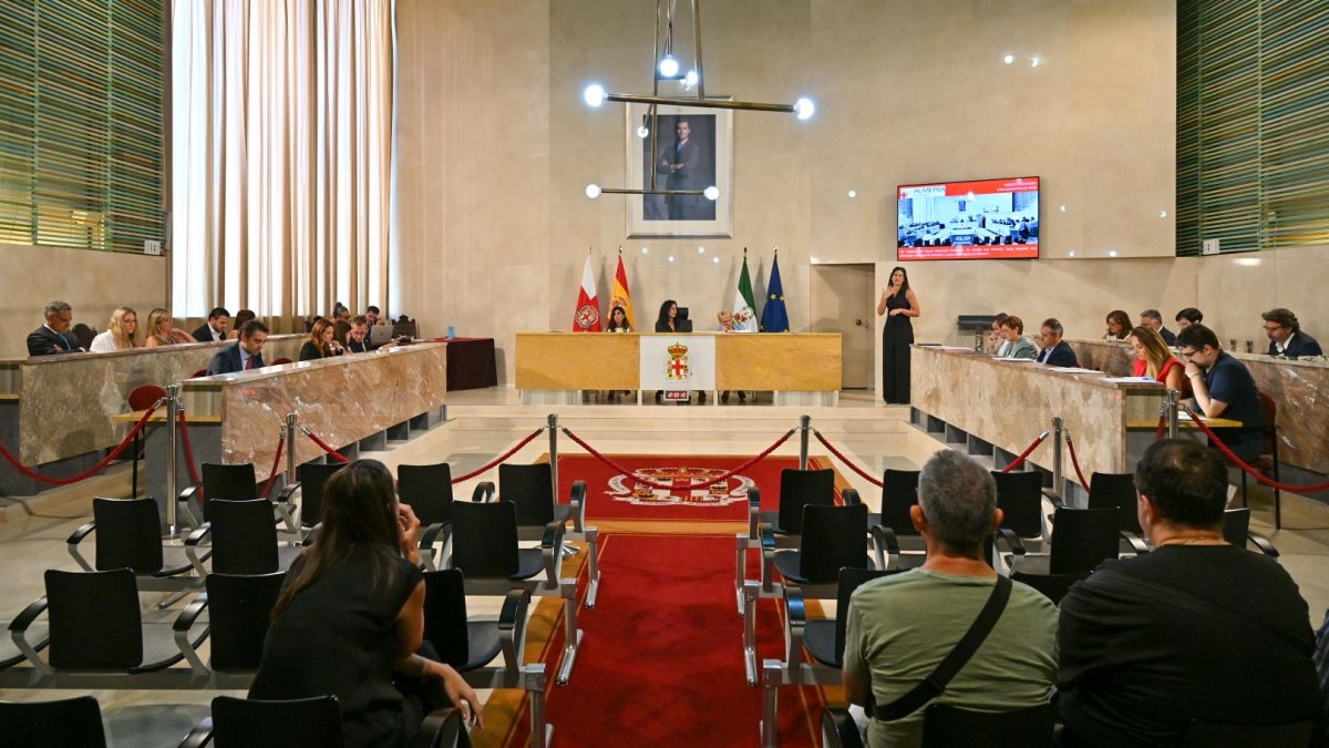 Pleno del Ayuntamiento de Almería.