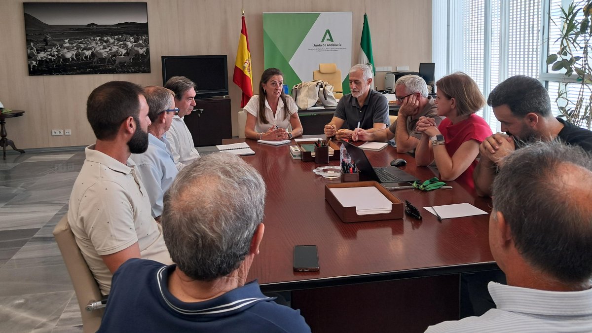 El Comité Ejecutivo de ASAJA Almería ha mantenido una reunión de trabajo con la delegada de Agricultura, Pesca, Agua y Desarrollo Rural en Almería, Aránzazu Martín