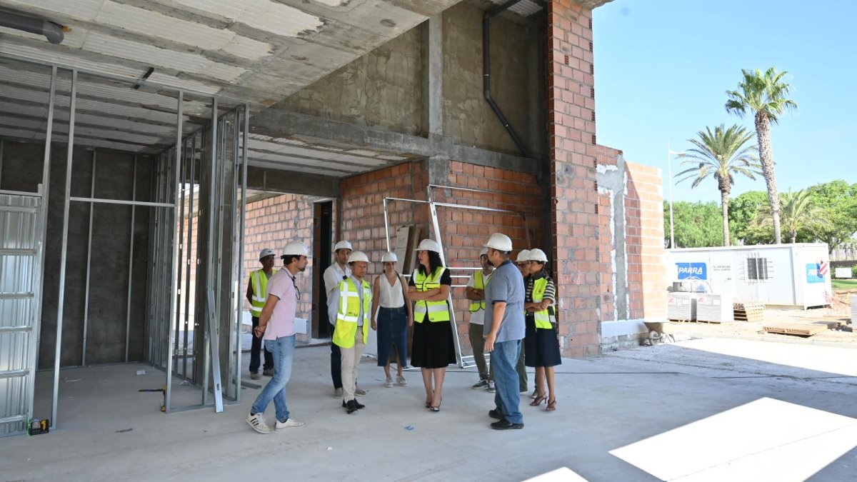 Las obras de la nueva Casa Club en el campo municipal ‘Alborán Golf’, en El Toyo, alcanzan ya el 60% de ejecución