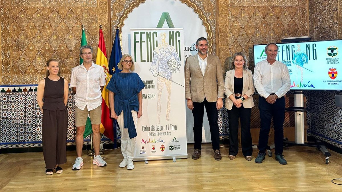 Presentación de la concentración internacional de esgrima.