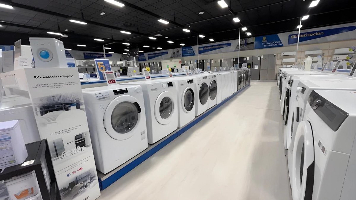 Zona de electrodomésticos de Centro Hogar Sánchez Almería.