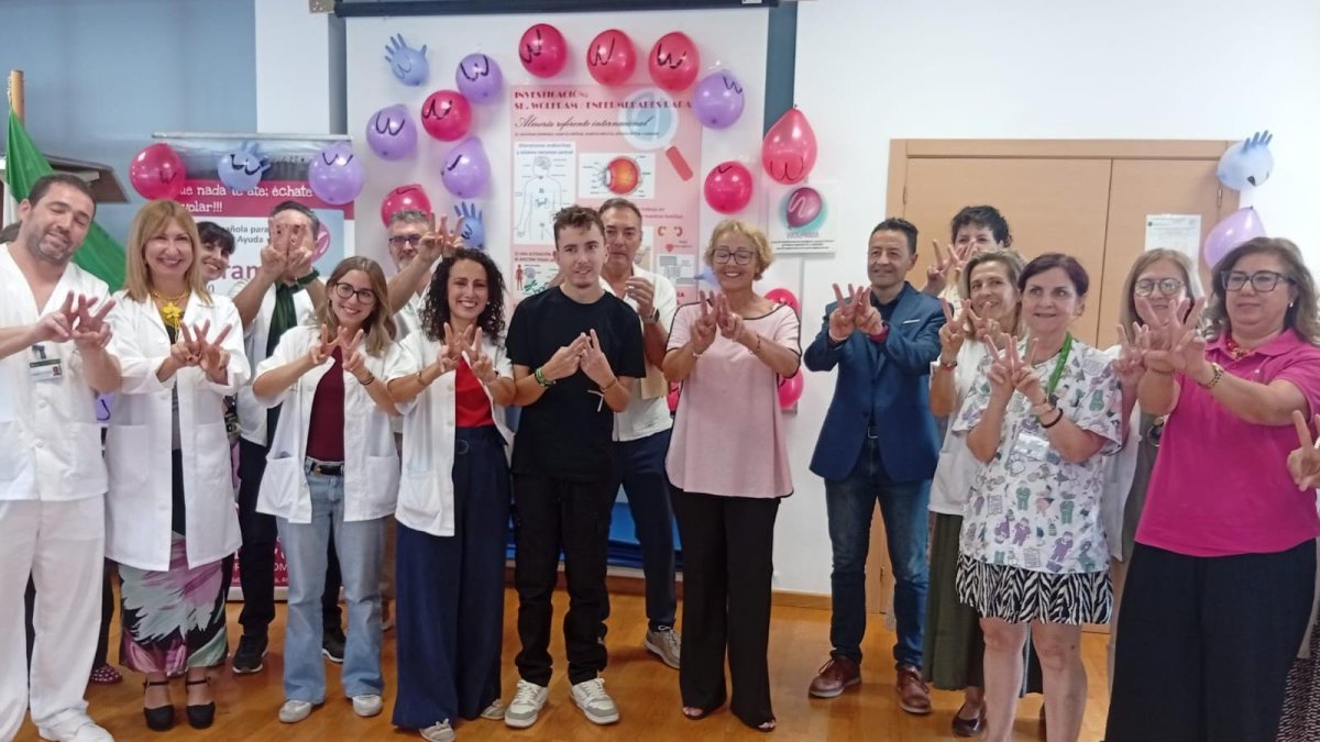 El acto para celebrar el Día Internacional de Concienciación del Síndrome de Wolfram se ha celebrado en el centro de salud de La Cañada.
