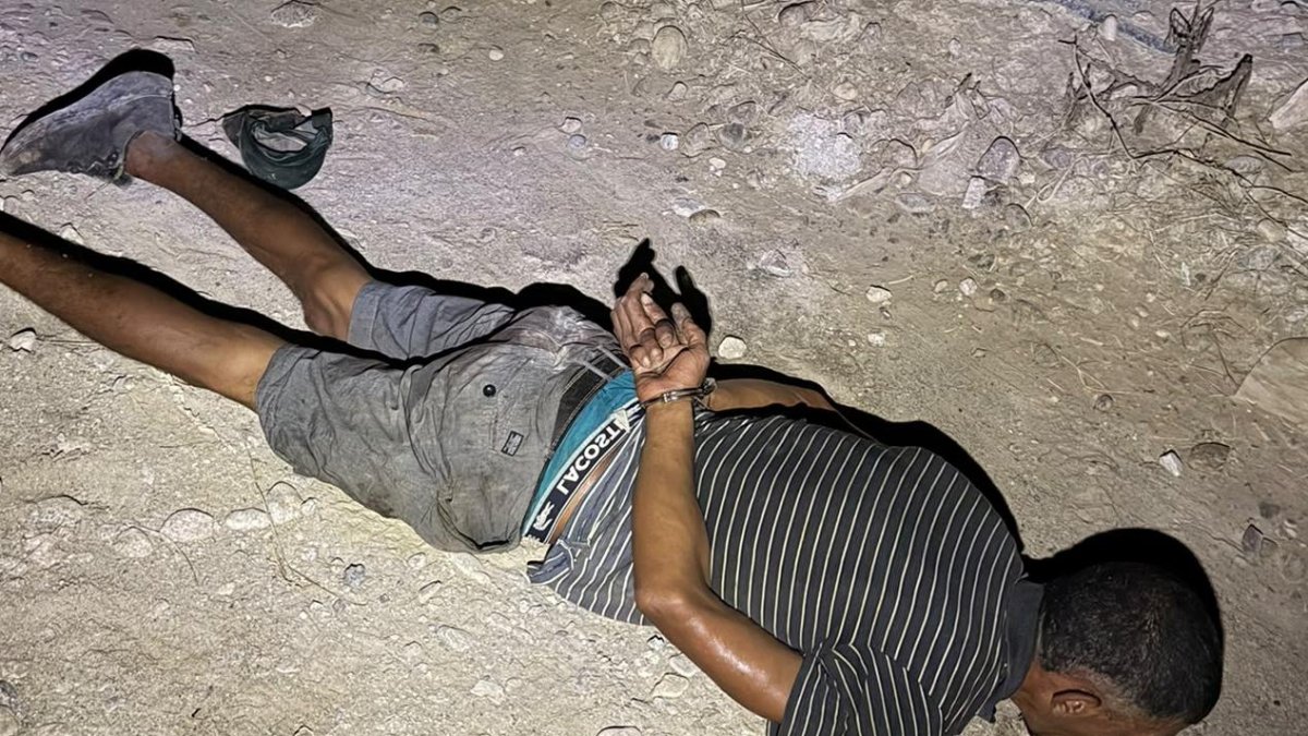 El varón responsable del robo, detenido.