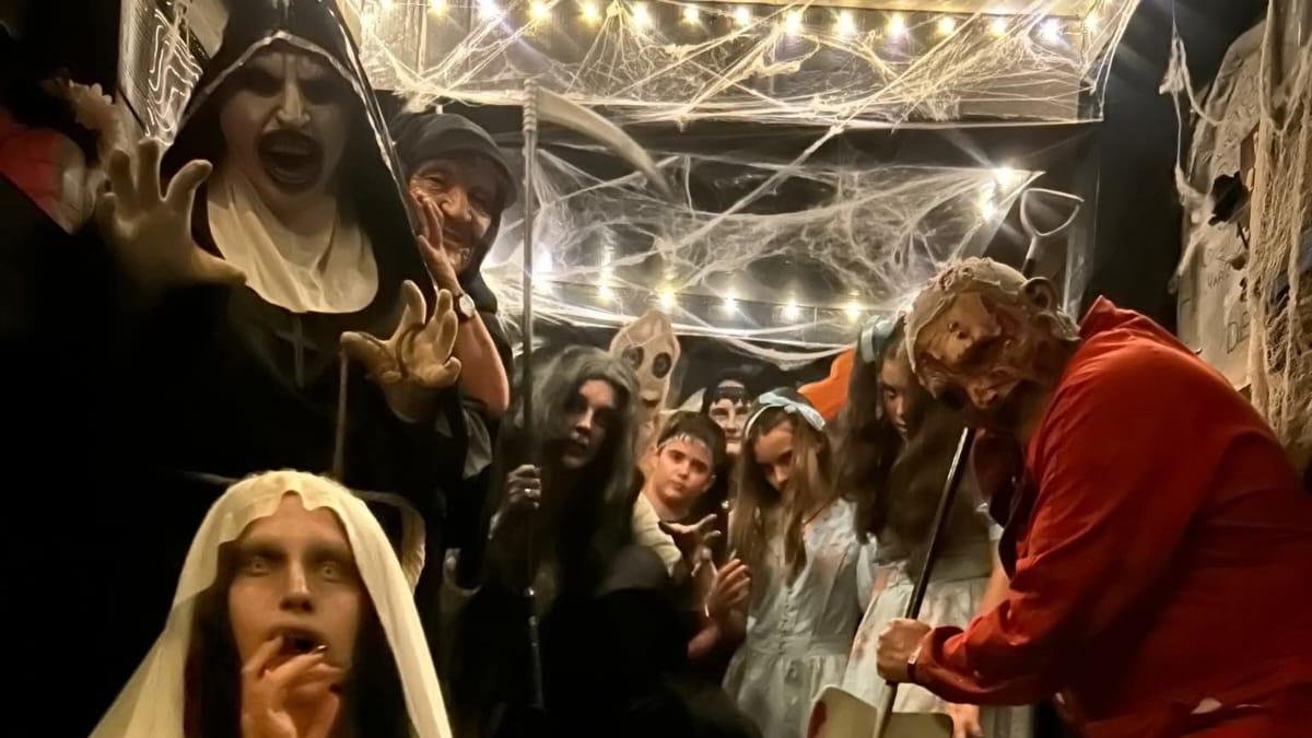 Imagen del pasaje del terror del pasado año 2025 en Autoescuela Capital.