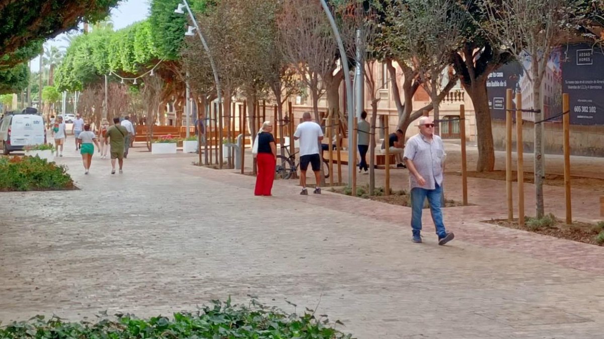 Imagen de archivo del Paseo de Almería.