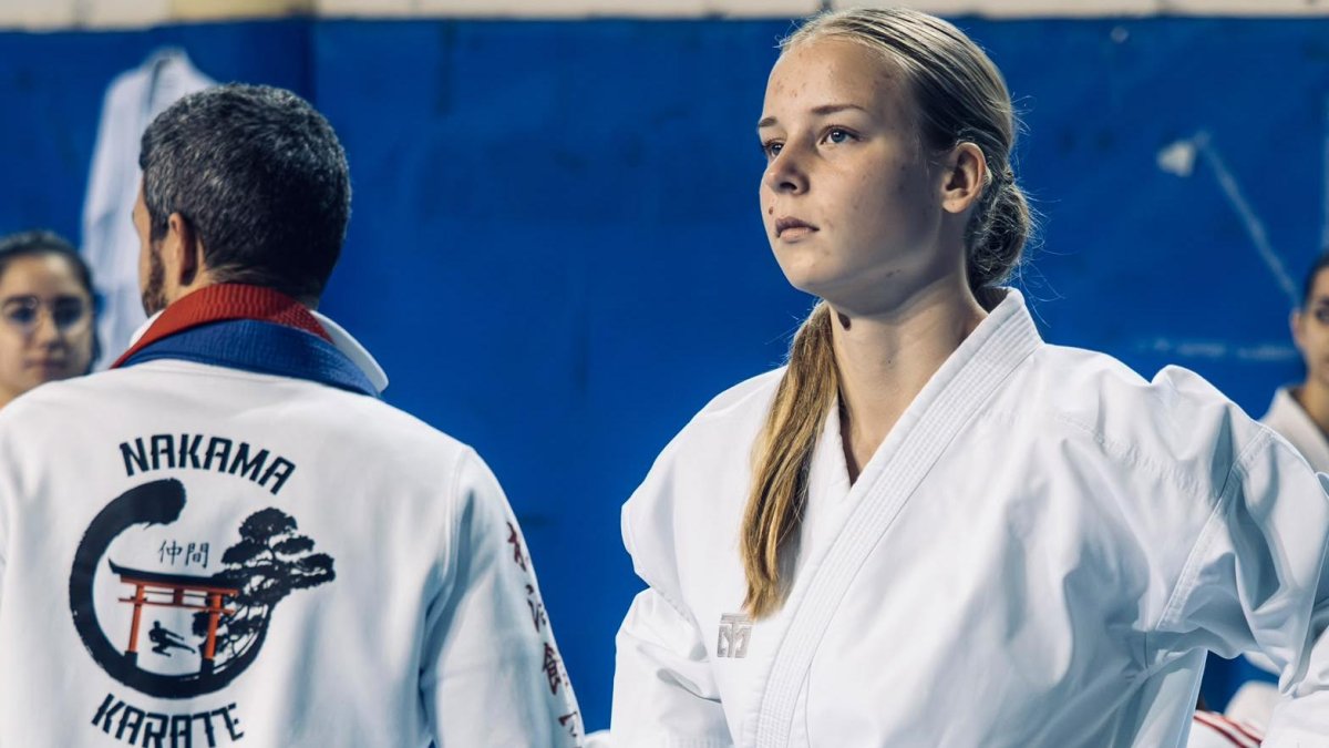 Gabriele Karnaciuk, campeona de Kárate en Andalucía.