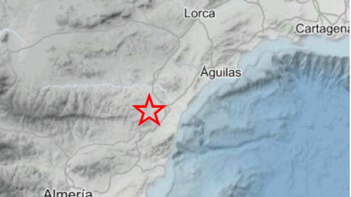 Terremoto con epicentro en Bédar