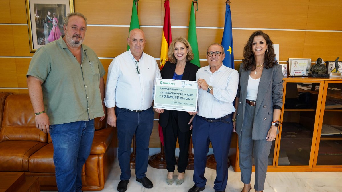 Campoejido ha donado casi 14.000 euros para promover la igualdad.