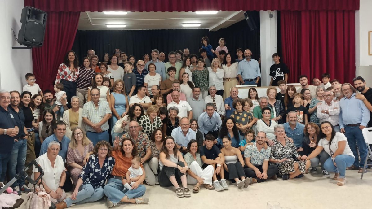 Reunión de descendientes de 'Garcías' celebrada en Almócita.