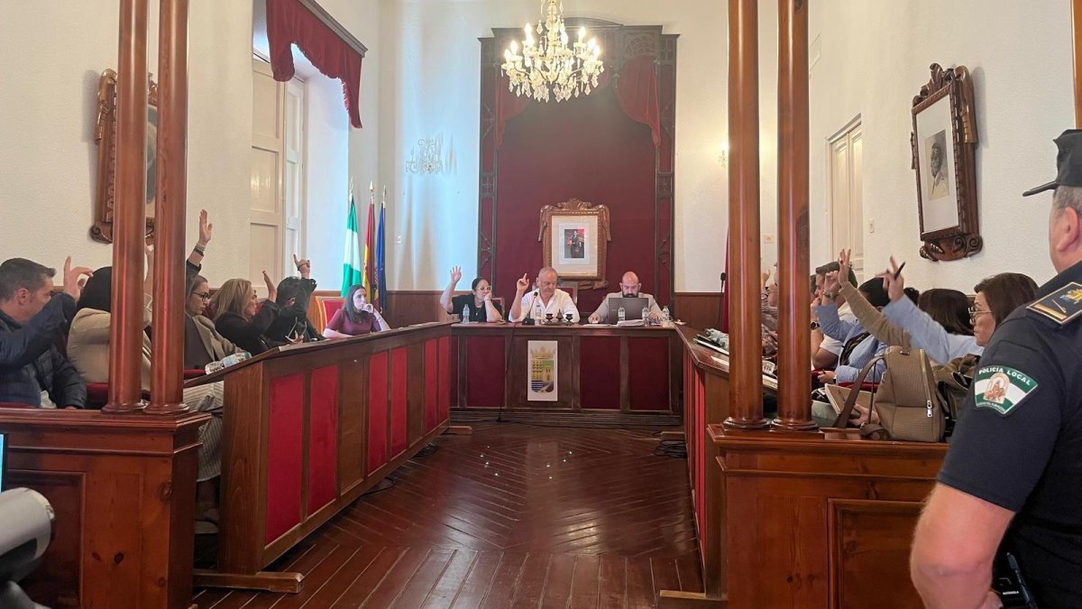 Pleno celebrado en Cuevas del Almanzora este lunes.