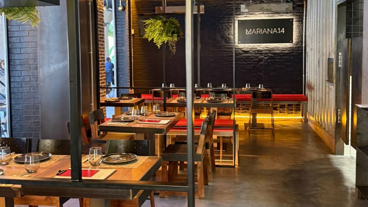 Interior de Mariana 14, el nuevo restaurante junto a la Plaza Vieja.