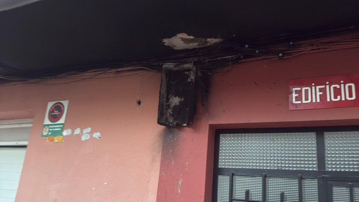 Fuego y apagón en el Centro Histórico