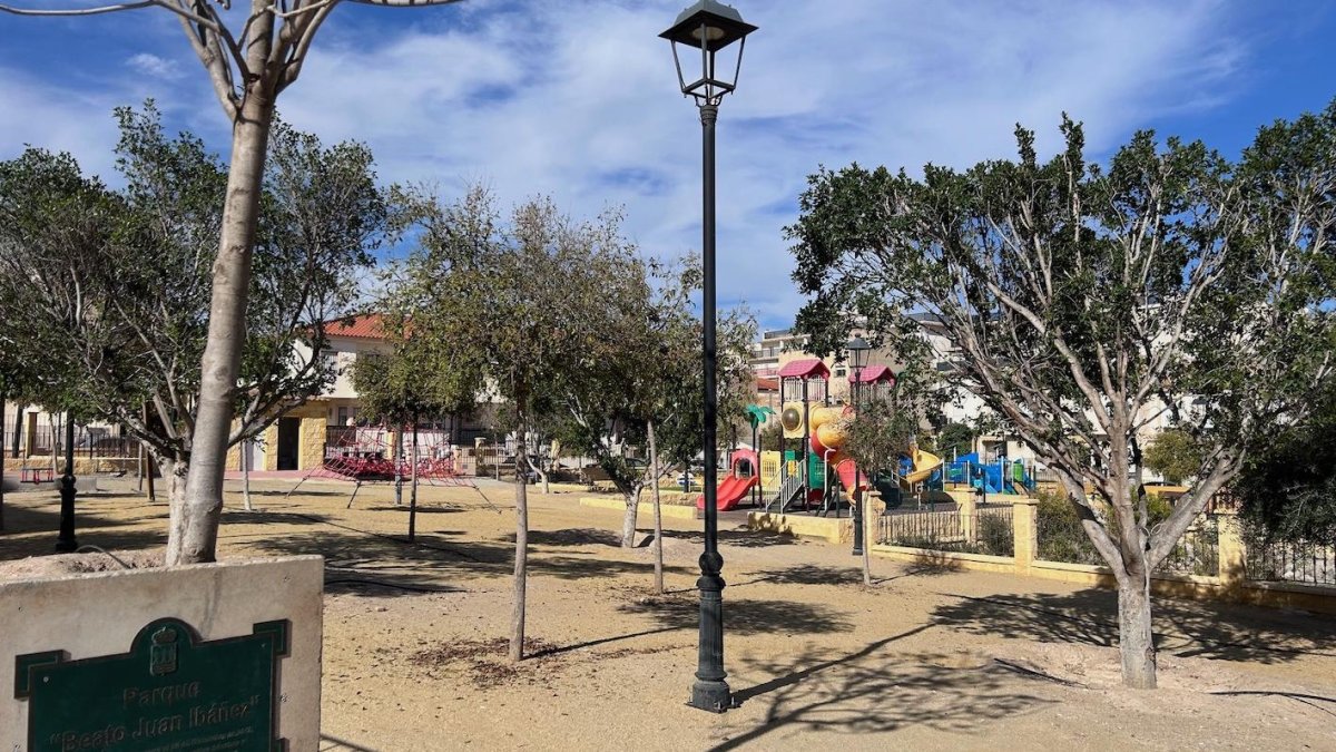 Imagen de archivo del parque Beato Ibáñez.
