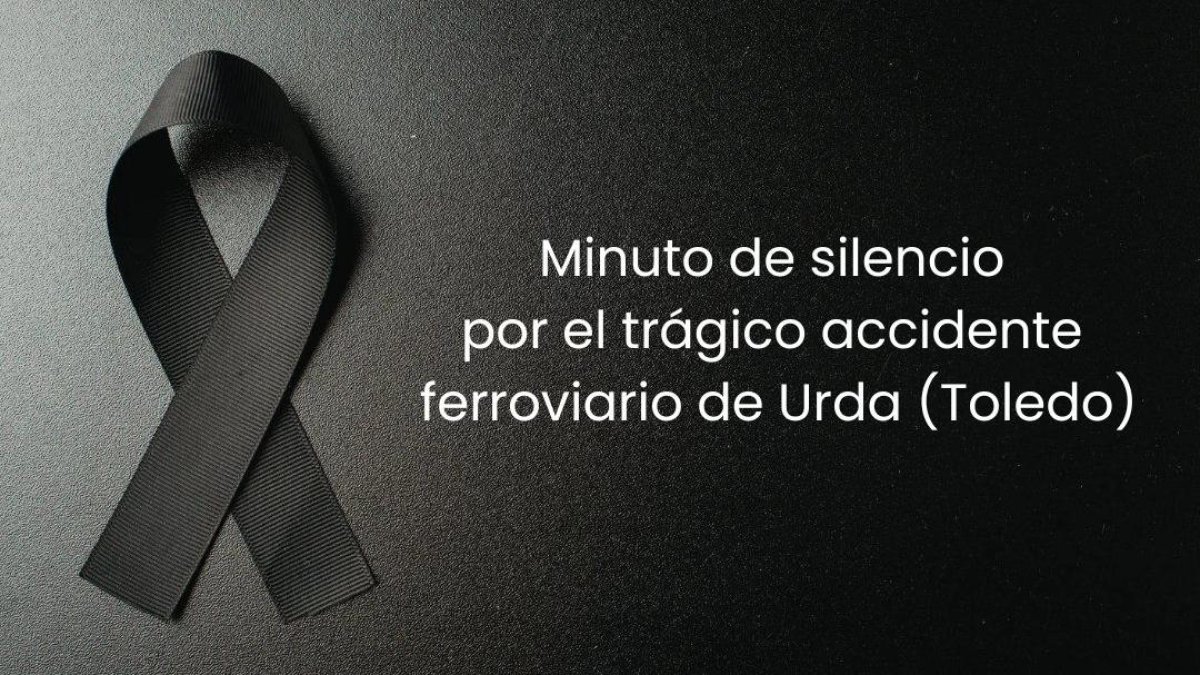 Almería se suma al minuto de silencio por el accidente ferroviario de Toledo: será hoy a las 20:00 en la Plaza de la Constitución