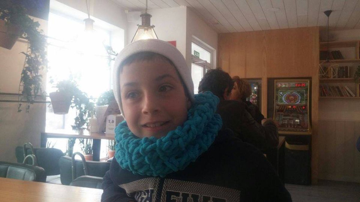 Una de las imágenes del menor distribuida por las redes sociales.