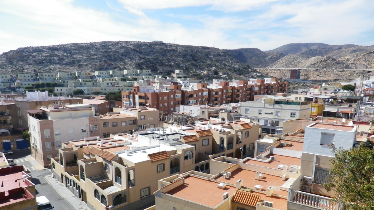 El barrio, visto desde el Jardín del Mirador de la Torre.