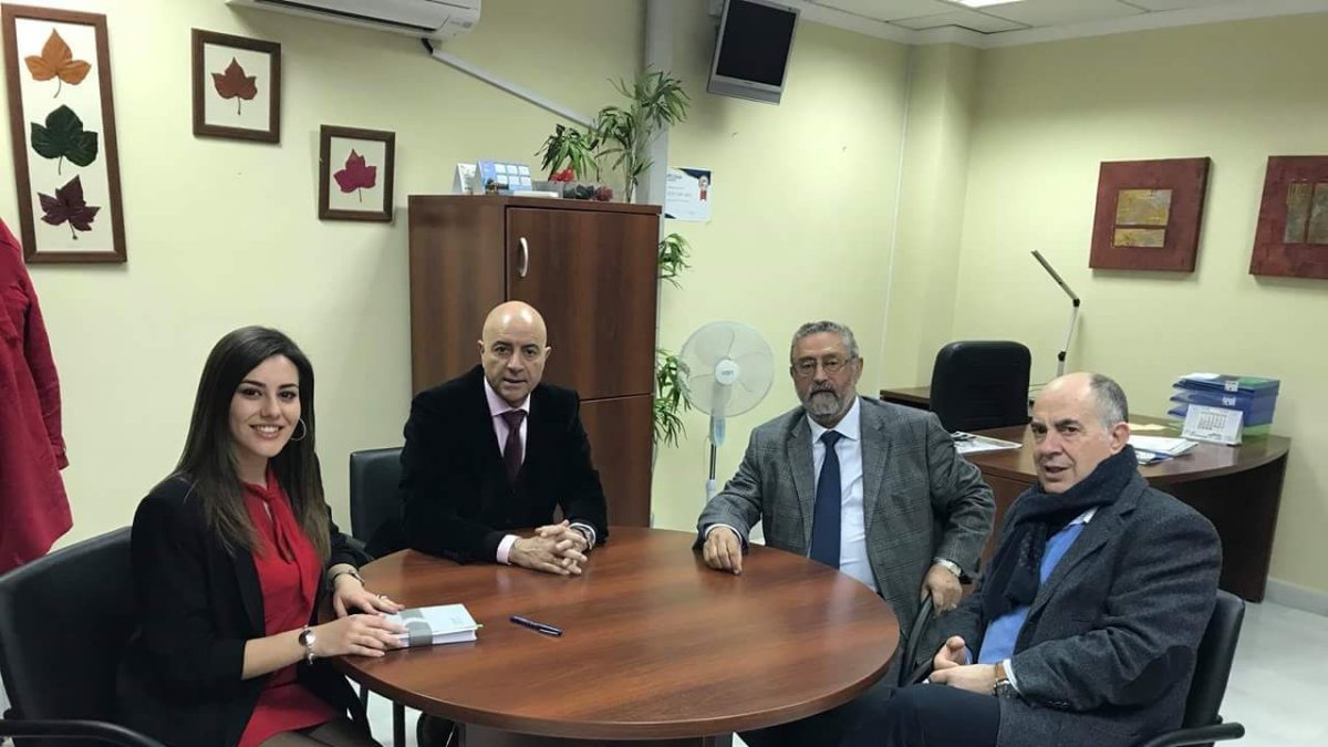 Encuentro reciente entre el Ayuntamiento y la Cámara.