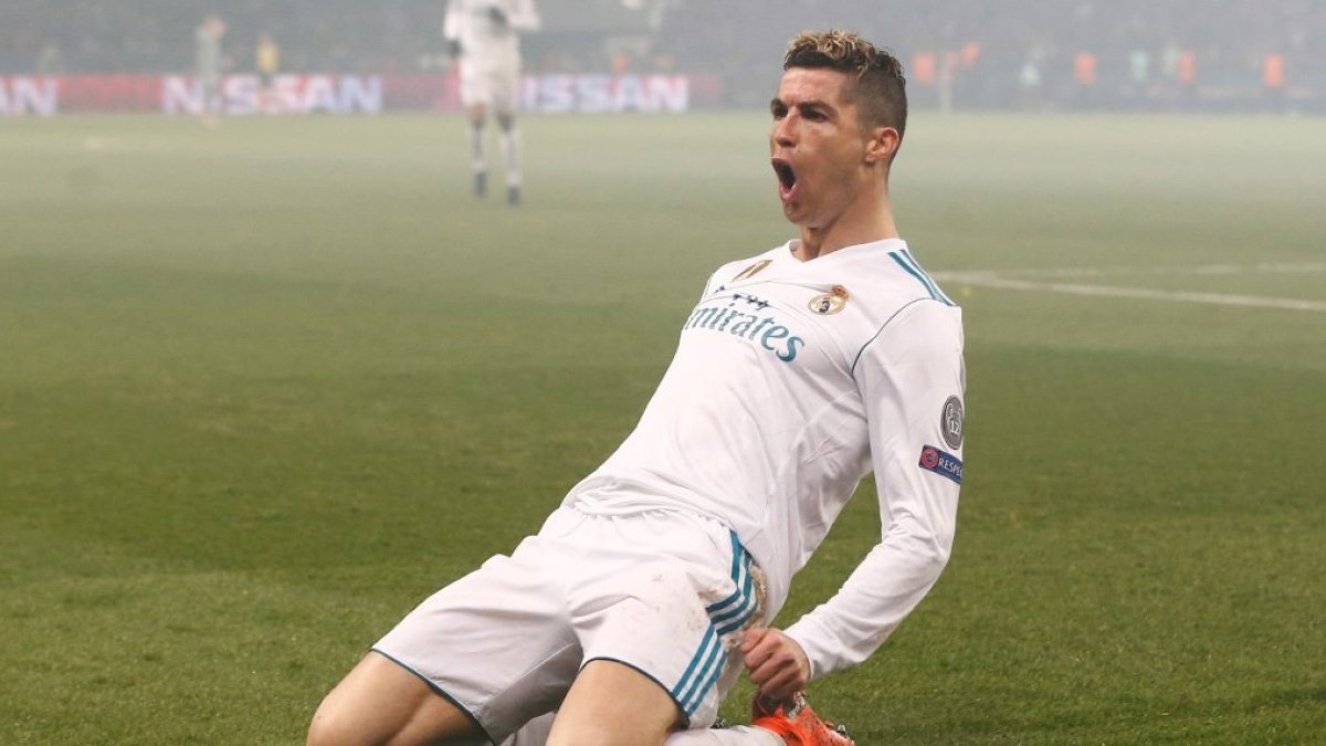 Cristiano hizo el primer gol blanco.