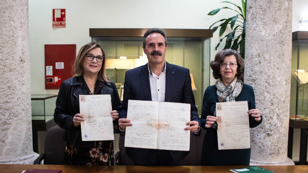 Presentación del ‘Documento del mes’, ayer.