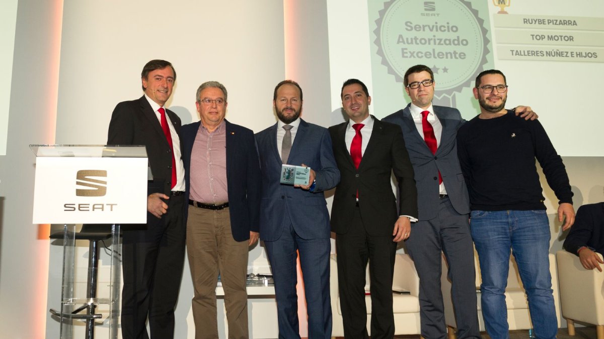 Seat Navarro Segura de Albox en la entrega del premio Excelencia 2017.