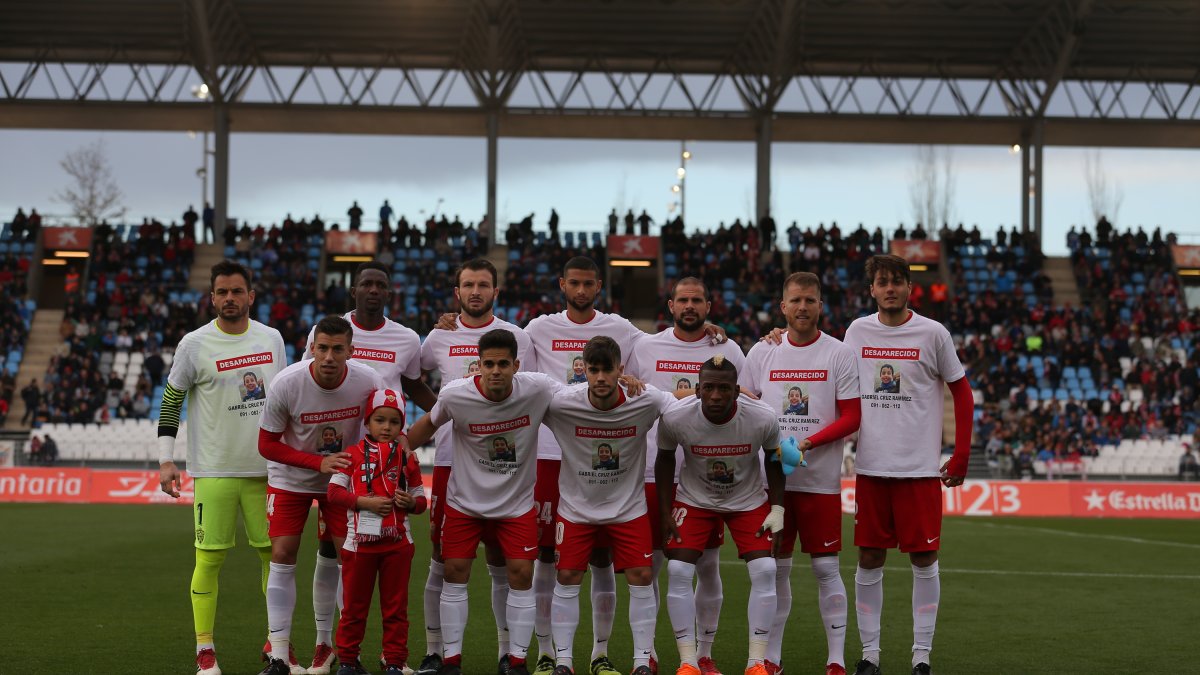 El once del Almería.