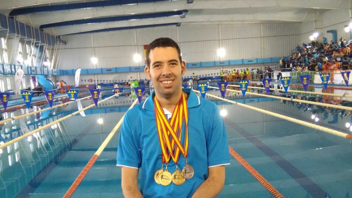 Tejada con las medallas.