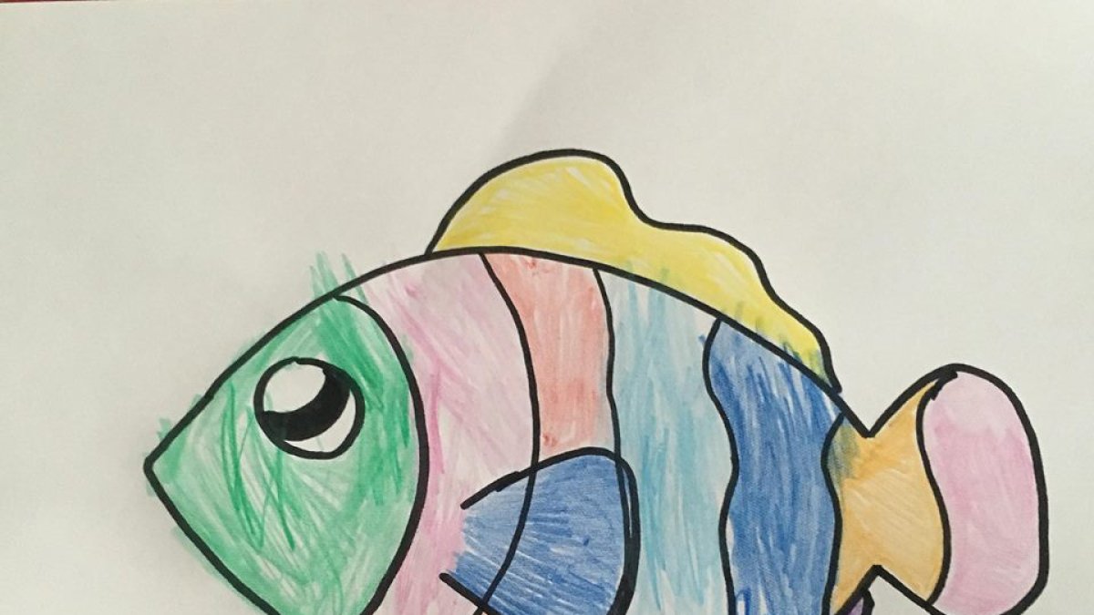 Uno de los dibujos para Gabriel que bucean por la red.