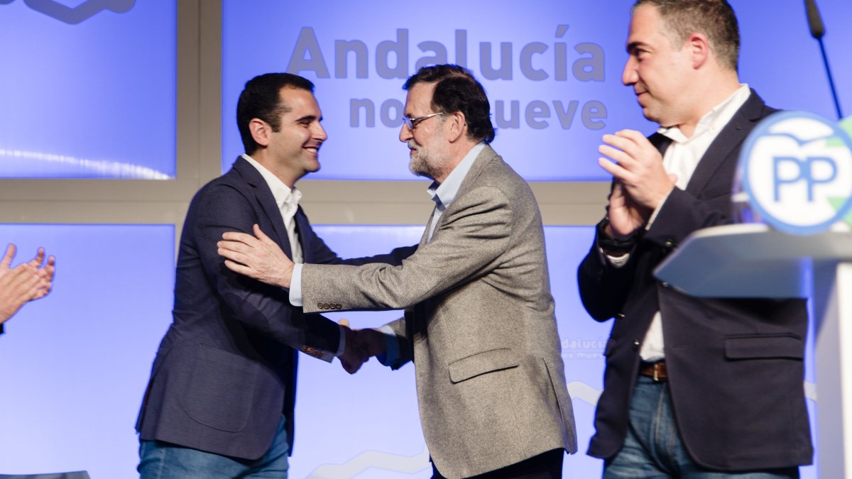 Mariano Rajoy y Fernández-Pacheco en Marbella.