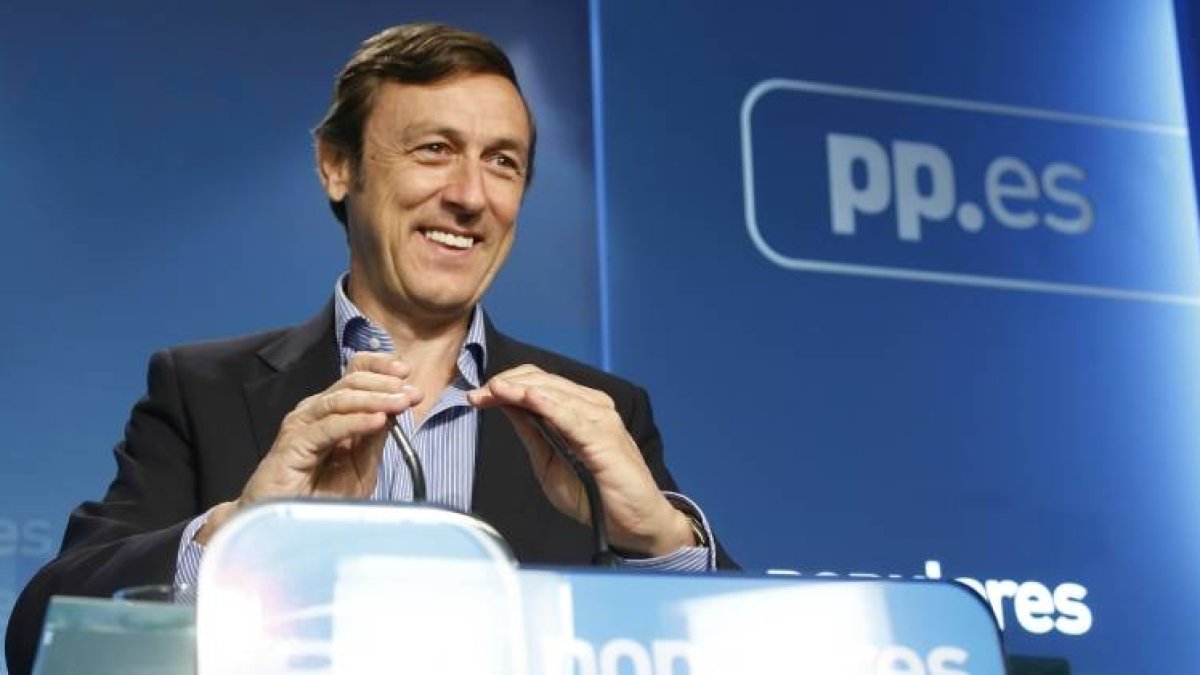 El diputado por Almería y portavoz del PP, Rafael Hernando