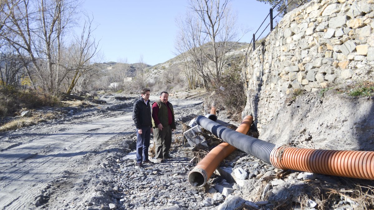 Visita del diputado, Óscar Liria.