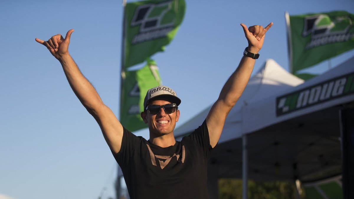 Víctor Fernández siempre irradiando felicidad.