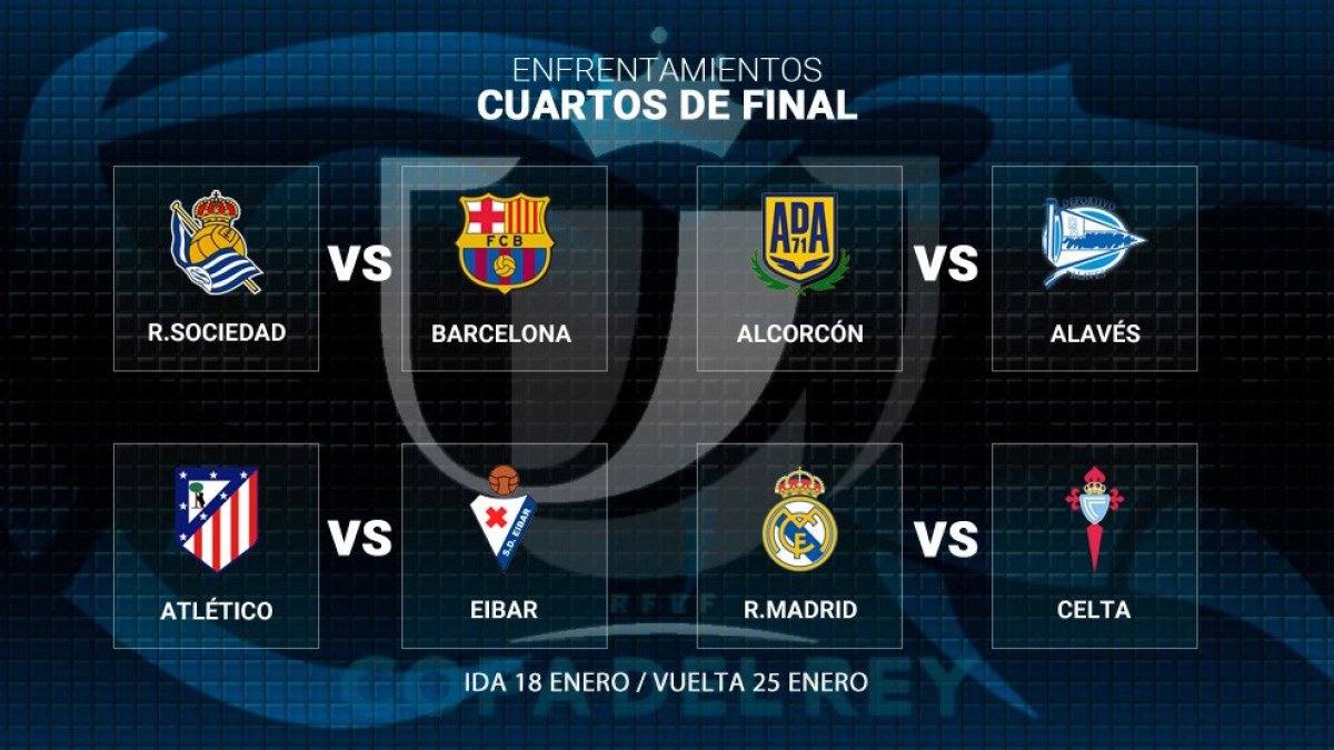 Los partidos de cuartos.