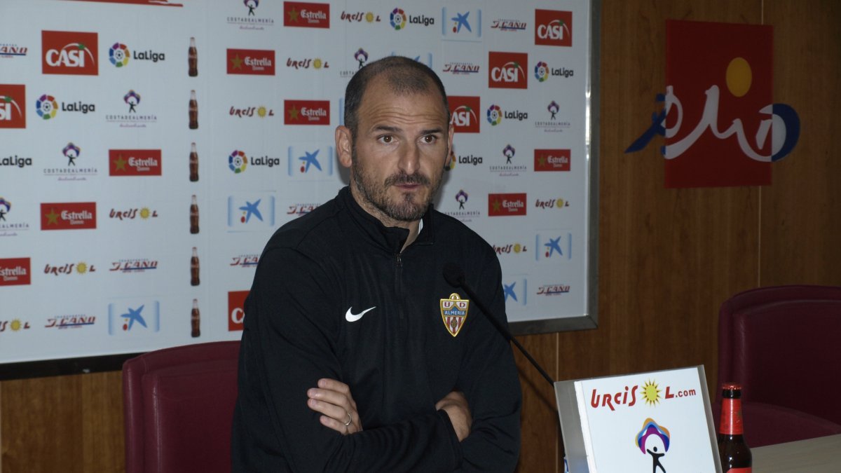 Soriano en sala de prensa.