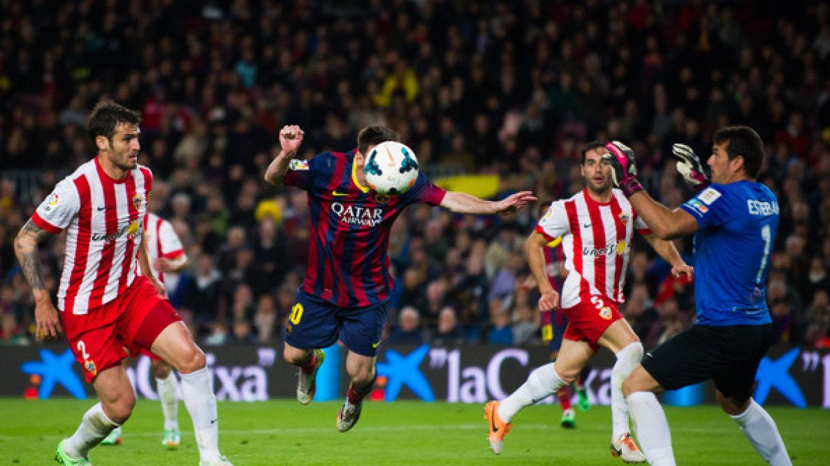 Torsiglieri en el Camp Nou con Trujillo.
