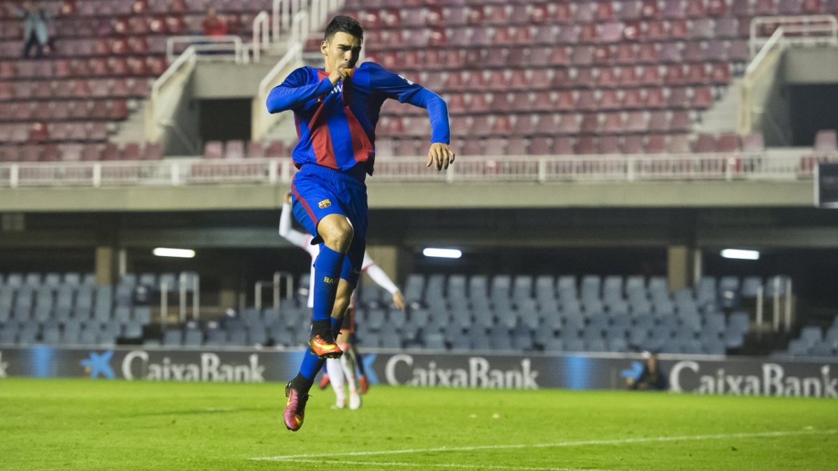 Dani Romera celebra uno de sus 8 goles.