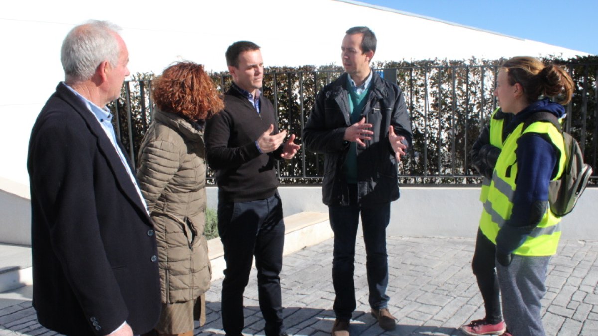 Visita del delegado a Purchena.