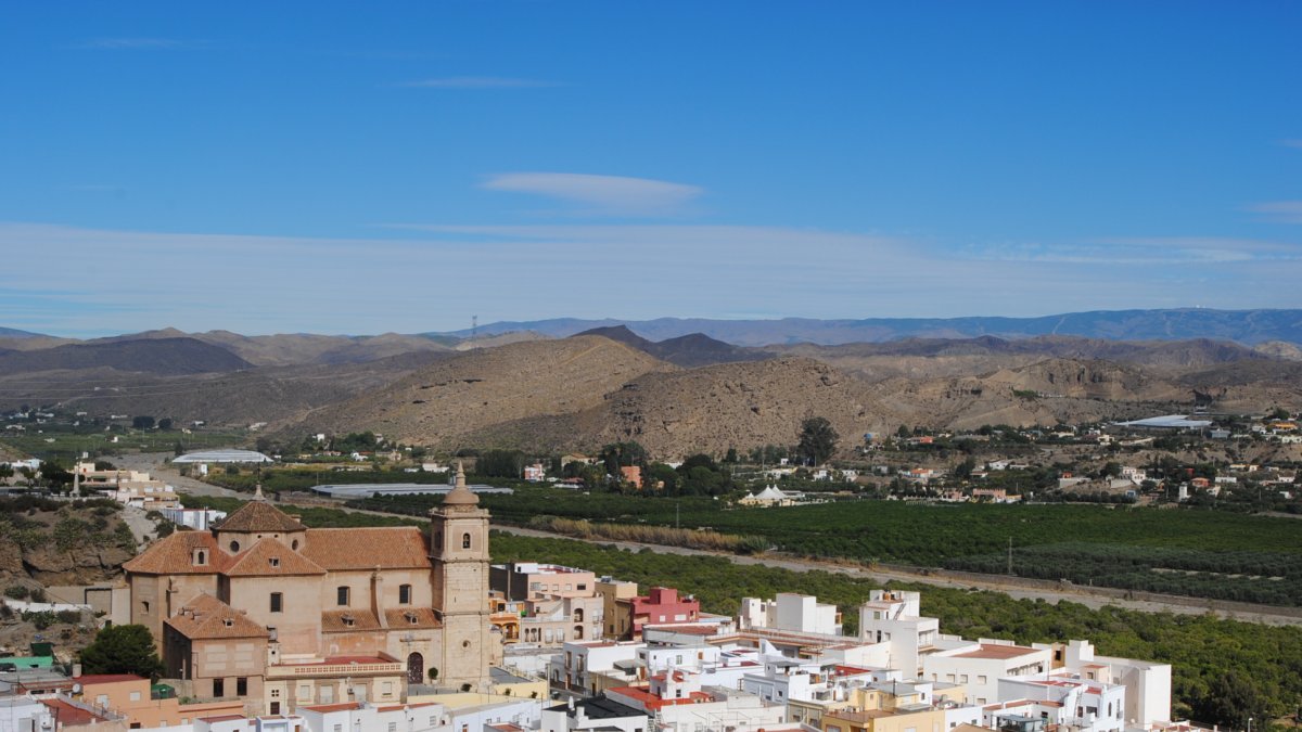 Gádor, uno de los municipios que recibirá la visita de los drones.