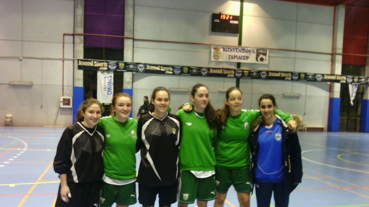 Las jugadoras almerienses trabajando con Andalucía.