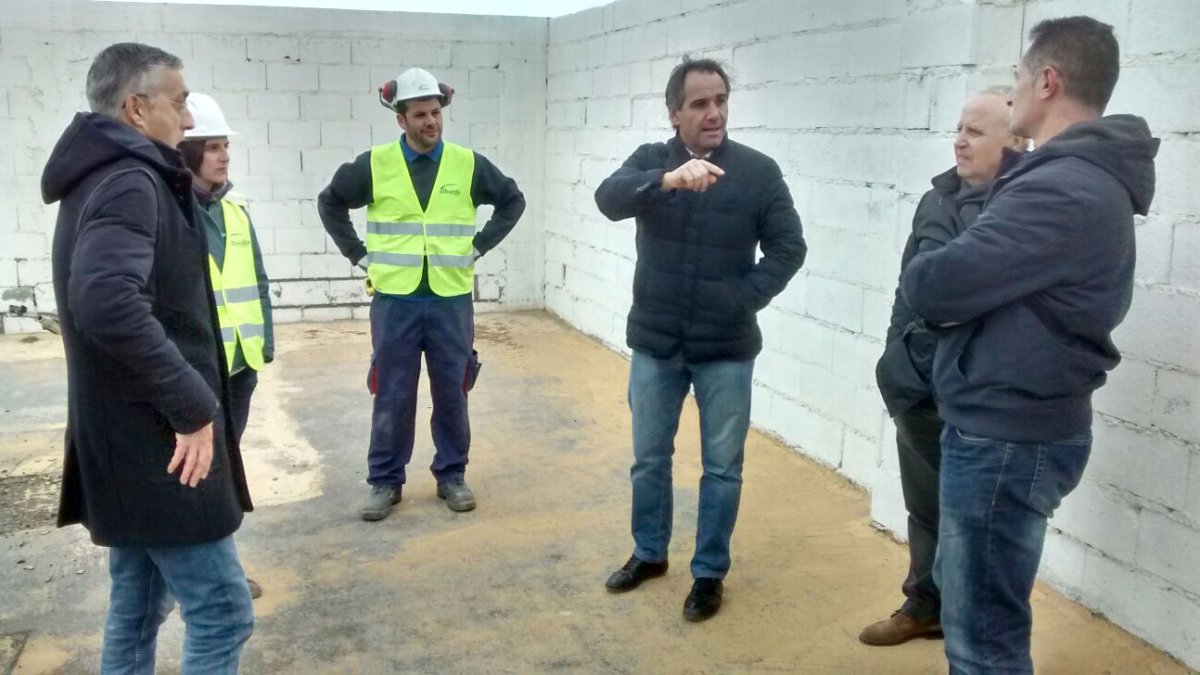 Juanjo Segura ha visita las obras.