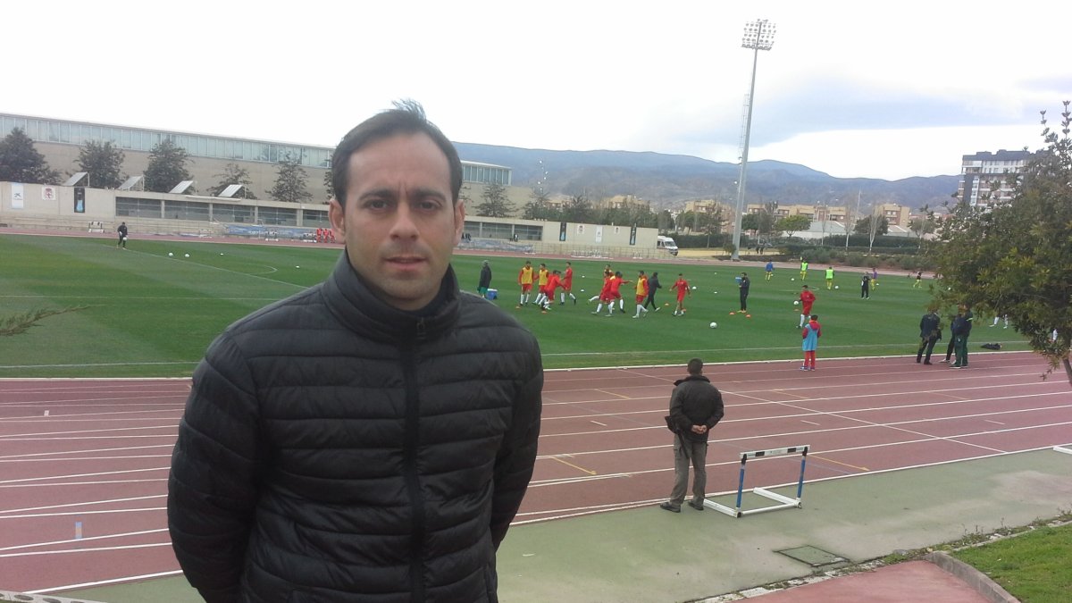 Fran Fernández, entrenador del Almería B.