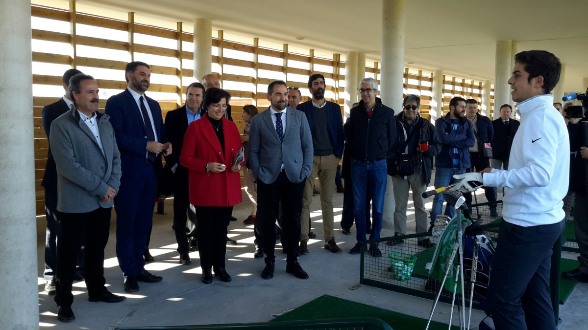 Un momento de la inauguración.